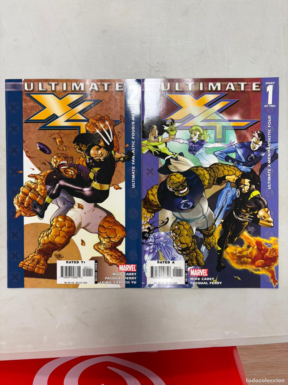 C&oacute;mics: Marvel ULTIMATE X4 #1-2 complete X-MEN FANTASTIC FOUR Mike Carey