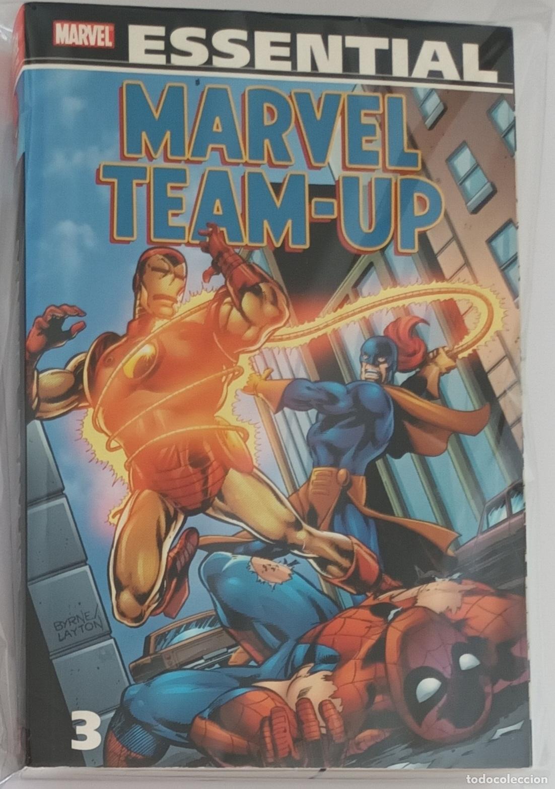 C&oacute;mics: Marvel team-Up Essential vol. 3 Original Usa en blanco y negro con la etapa de Claremont, Byrne etc