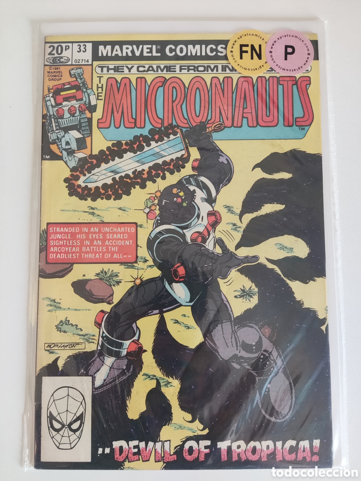 C&oacute;mics: Micronauts 33 Marvel 1981