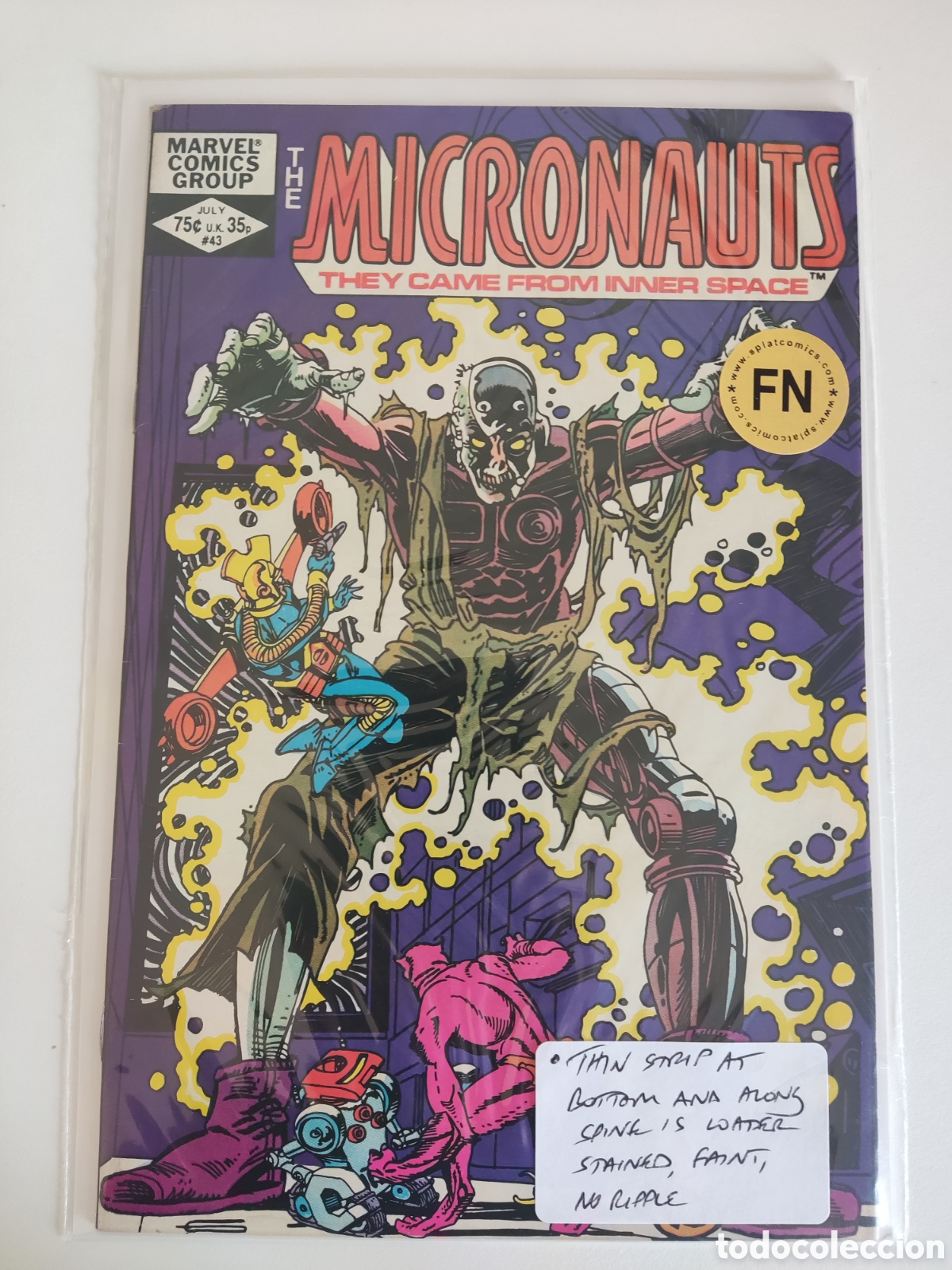 C&oacute;mics: Micronauts 43 Marvel 1981
