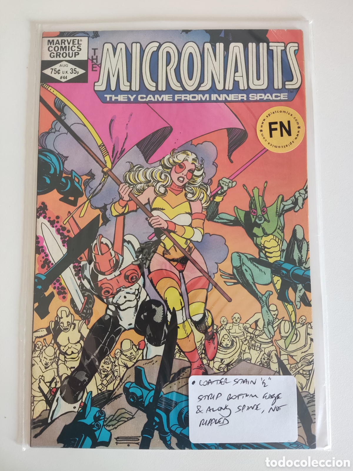 C&oacute;mics: Micronauts 44 Marvel 1982