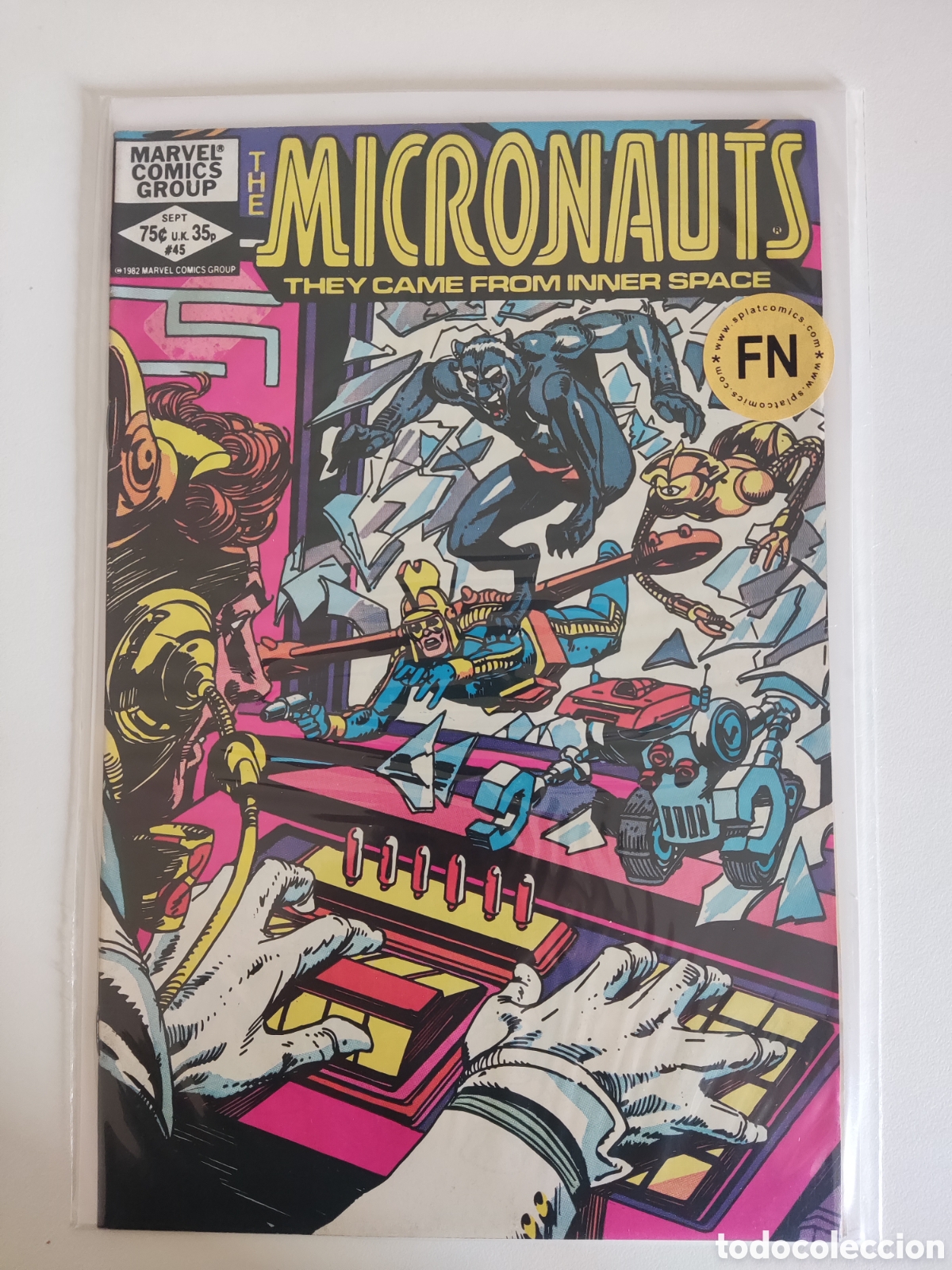 C&oacute;mics: Micronauts 45 Marvel 1982