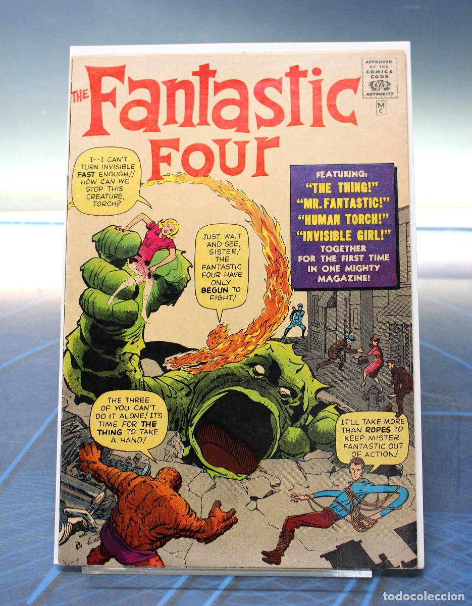 C&oacute;mics: Marvel Comics The Fantastic Four #1, 1966. USA - UK. Stan Lee, Jack Kirby.