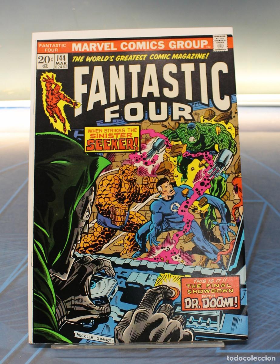 C&oacute;mics: Marvel Comics The Fantastic Four #144 &rdquo;Darkoth, The Deadly Demon!&rdquo;,1974. USA.