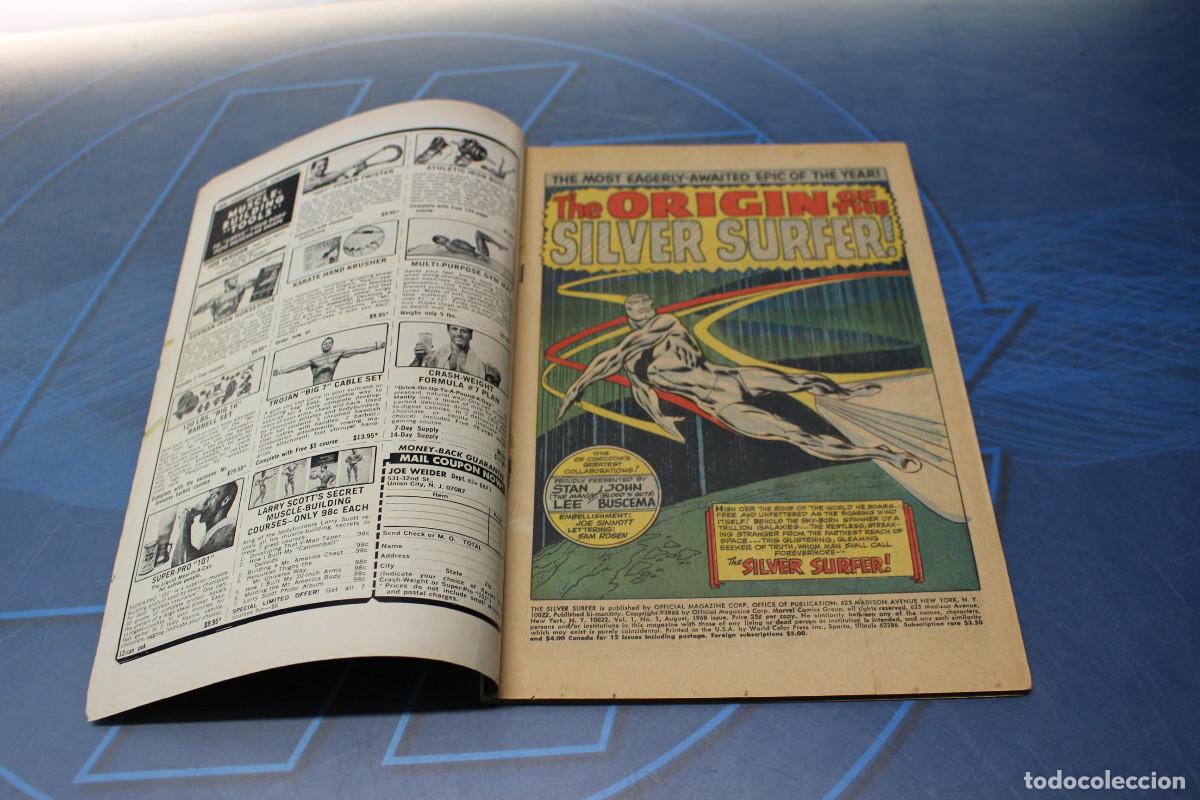 C&oacute;mics: Marvel Comics: The Silver Surfer #1, 1968. USA. - Foto 10