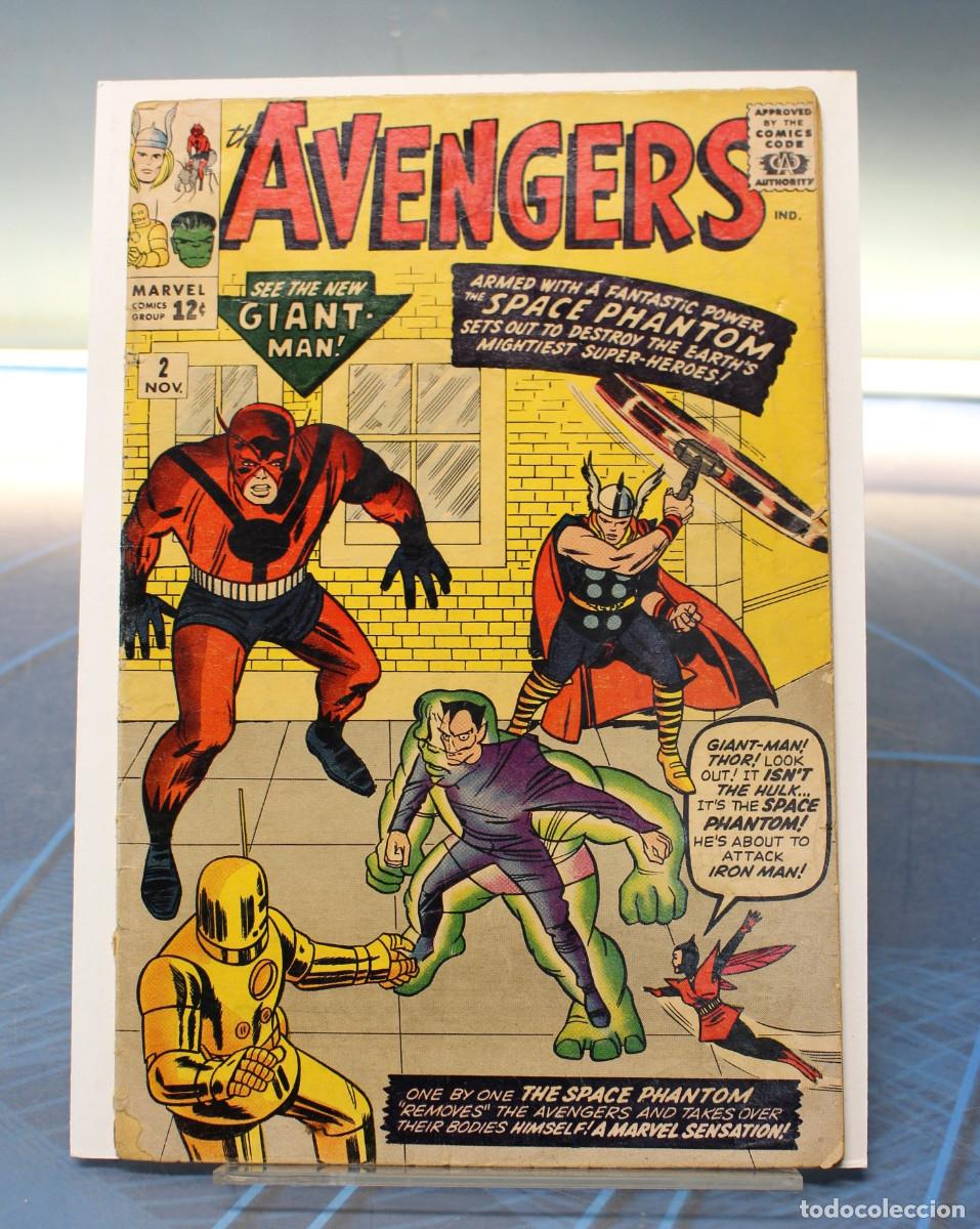 C&oacute;mics: Marvel Comics The Avengers #2 &rdquo;The Avengers Battle... the Space Phantom&rdquo;, 1963. USA.