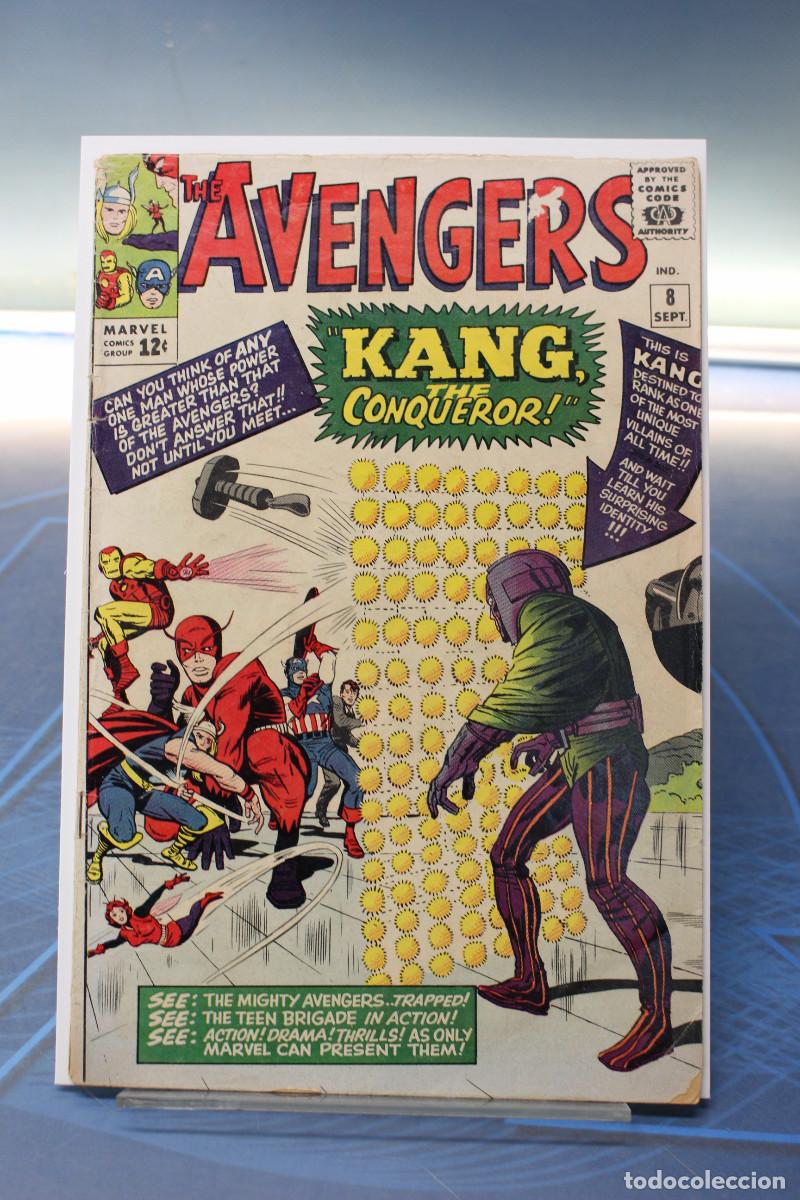 C&oacute;mics: Marvel Comics The Avengers #8 &rdquo;Kang, The Conqueror&rdquo;, 1964. USA.
