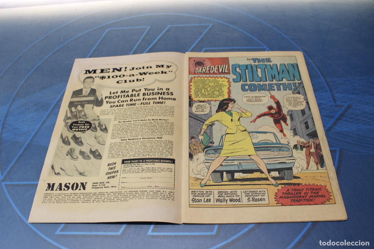 C&oacute;mics: Marvel Comics. Daredevil #8, 1965. USA. &rdquo;The Stiltman cometh!&rdquo; - Foto 5