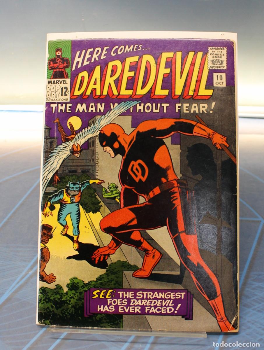 C&oacute;mics: Marvel Comics. Daredevil #10, 1965. USA. &rdquo;Stilt-Man Stalks!&rdquo;.