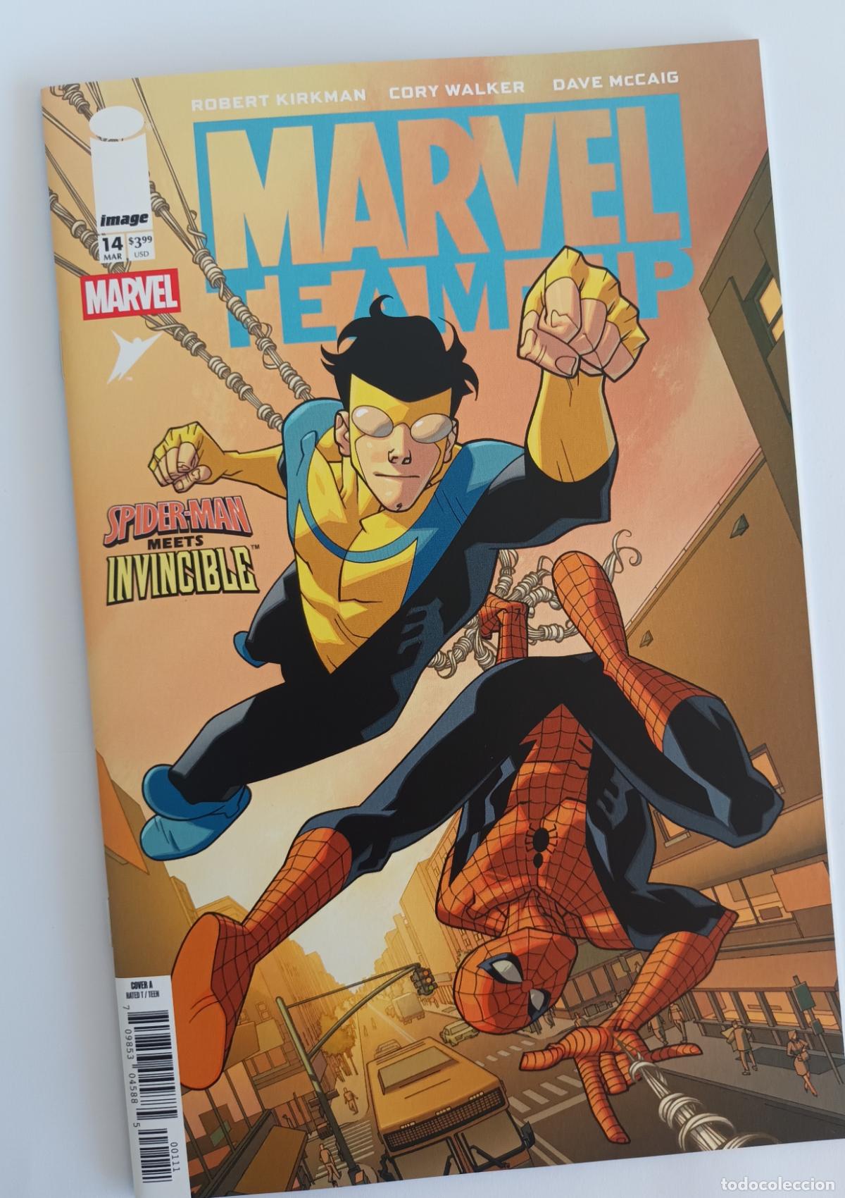 C&oacute;mics: Marvel Team-Up Spider-Man/Invencible. Original Usa