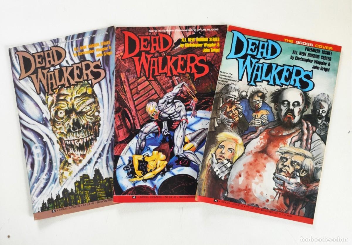C&oacute;mics: DEAD WALKERS # 1A, 2, 4 (Christopher Weppler & John Grigni) ~ Aircel Comics (1991) **DESCATALOGADO**