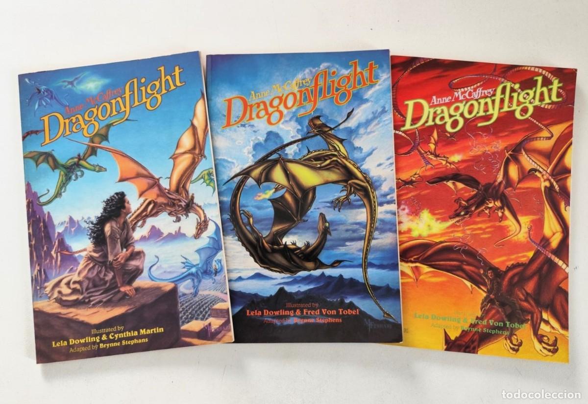 C&oacute;mics: DRAGONFLIGHT # 1, 2, 3 COMPLETA (Brynne Stephens, Lela Dowling) ~ Eclipse (1991) **DESCATALOGADO**