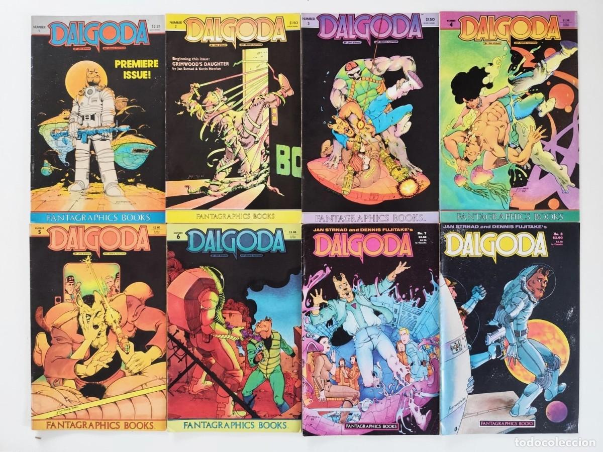 C&oacute;mics: DALGODA COMPLETA 8 N&ordm;s (Jan Strnad & Dennis Fujitake) ~ Fantagraphics (1984) **DESCATALOGADO**