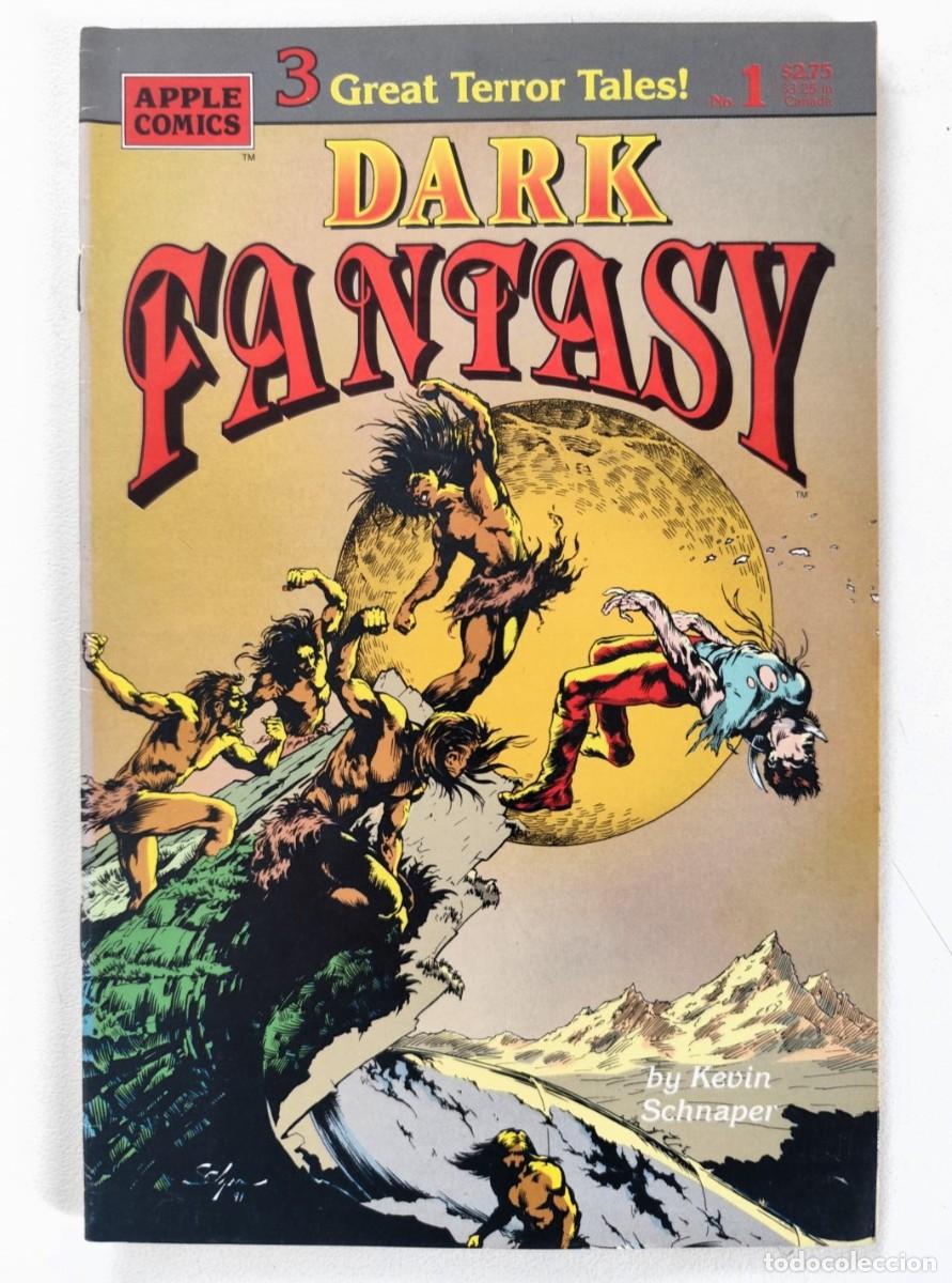 C&oacute;mics: DARK FANTASY #1 (Kevin Schnaper) One Issue ~ Apple Comics (1992) **DESCATALOGADO**