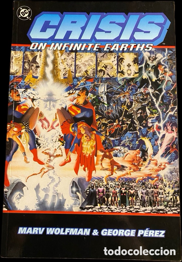 C&oacute;mics: Crisis on Infinite Earths DC Comics TPB USA Marv Wolfman George P&eacute;rez 2000