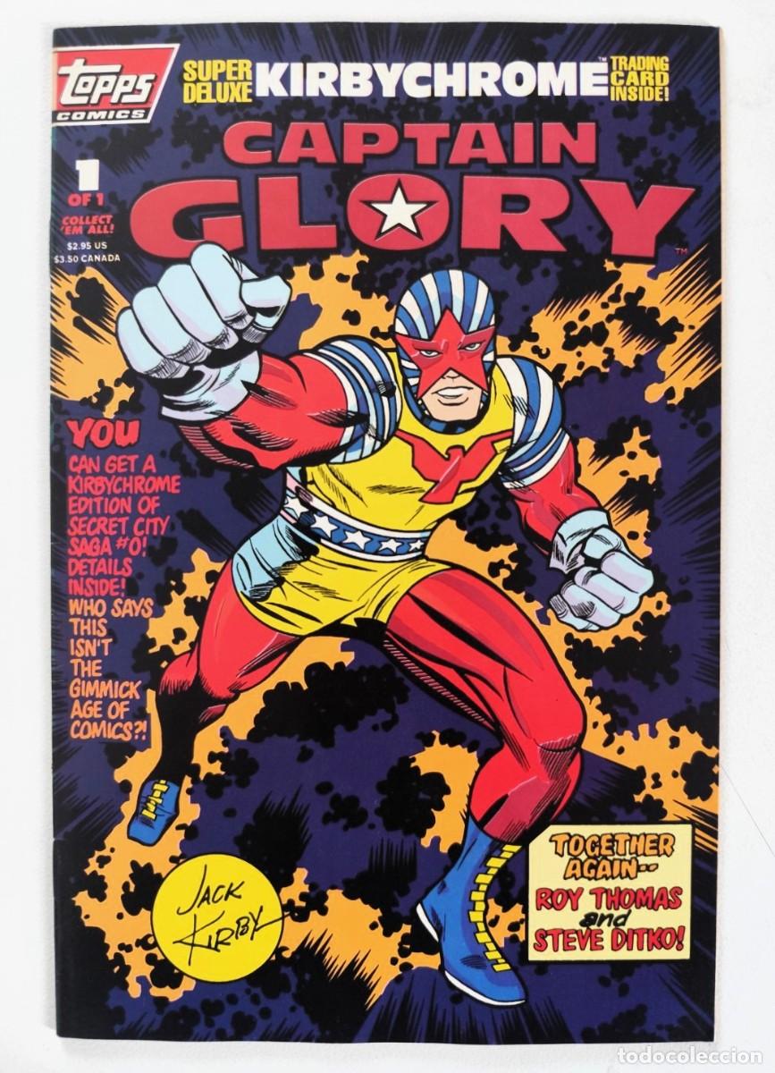 C&oacute;mics: CAPTAIN GLORY # 1 (Roy Thomas, Steve Ditko, Jack Kirby) One Issue ~ Topps (1993)