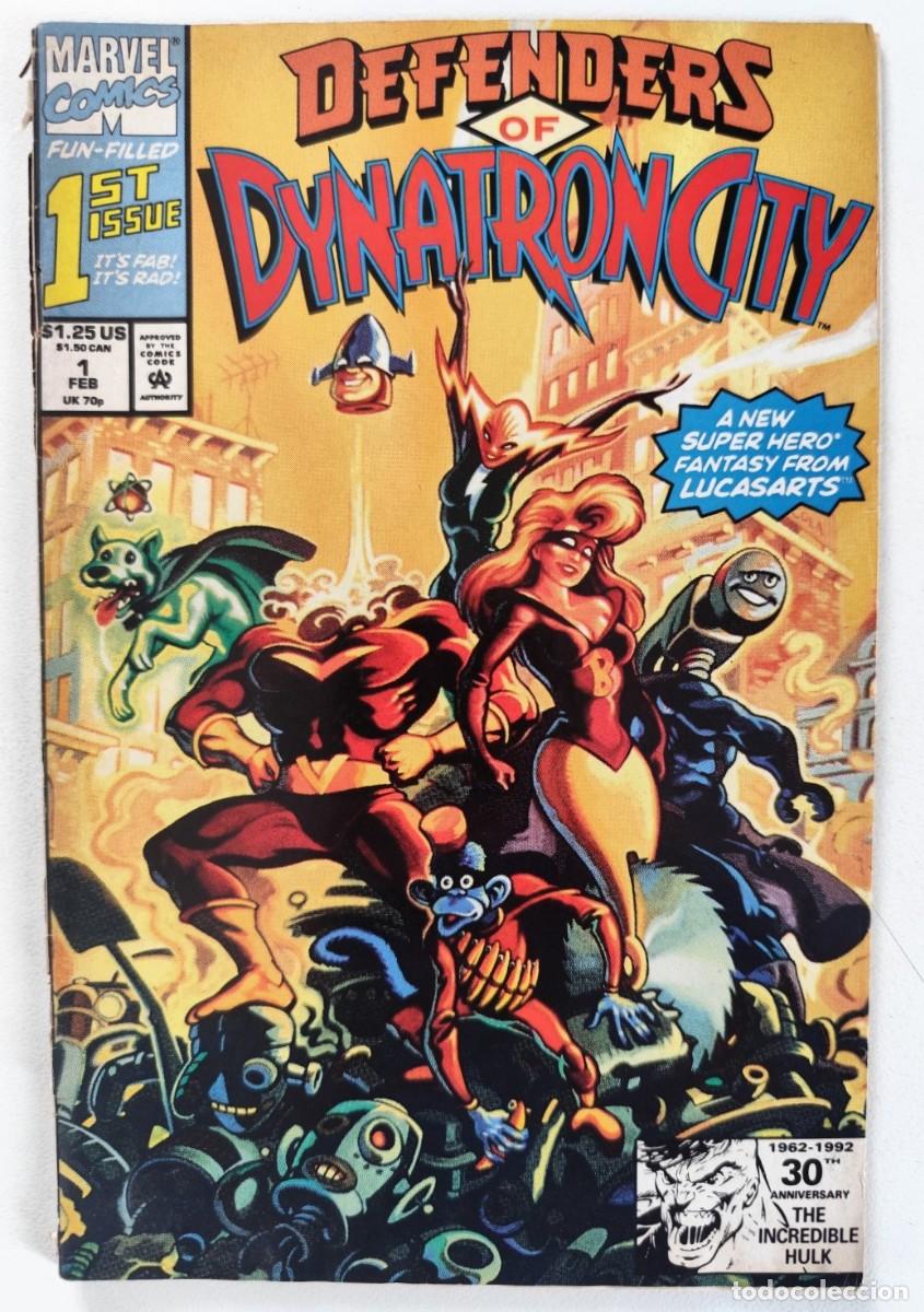 C&oacute;mics: Defenders of Dynatron City # 1 (Steve Purcell, Frank Cirocco) ~ Marvel (1992)