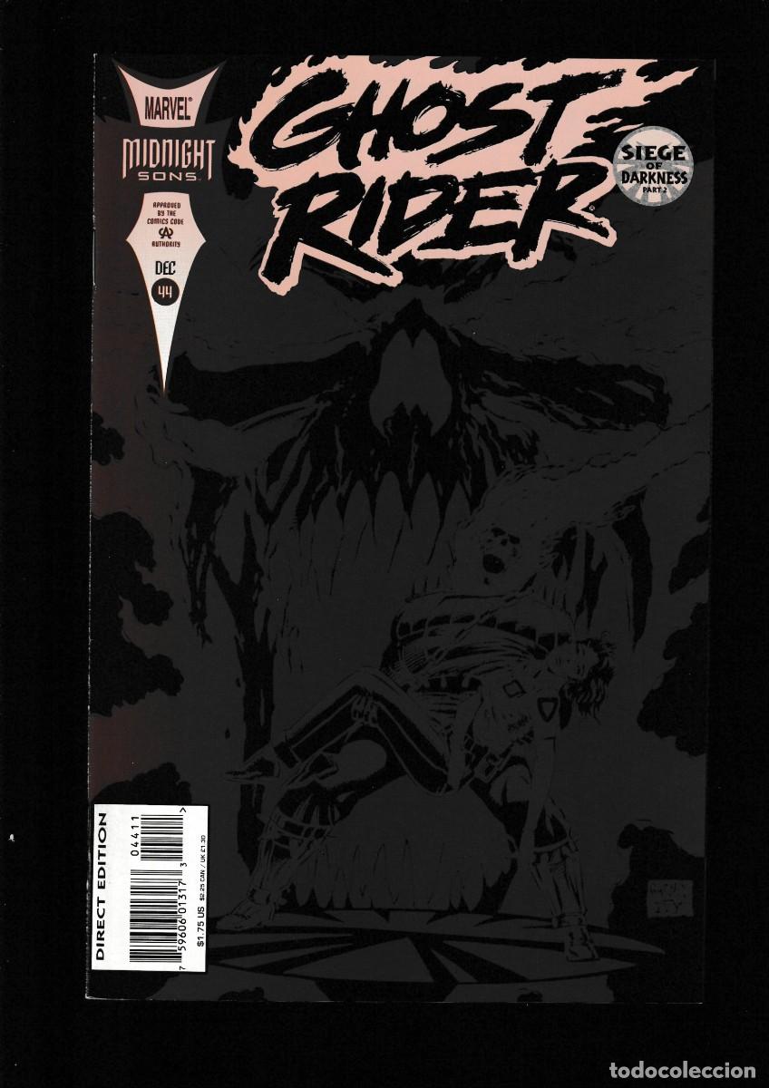 C&oacute;mics: GHOST RIDER 44 - MARVEL 1993 VFN/NM / SIEGE OF DARKNESS / MIDNIGHT SONS
