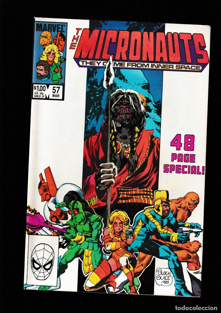 C&oacute;mics: MICRONAUTS 57 - MARVEL 1984 VFN/NM GIANT SIZE / BILL MANTLO & BUTCH GUICE