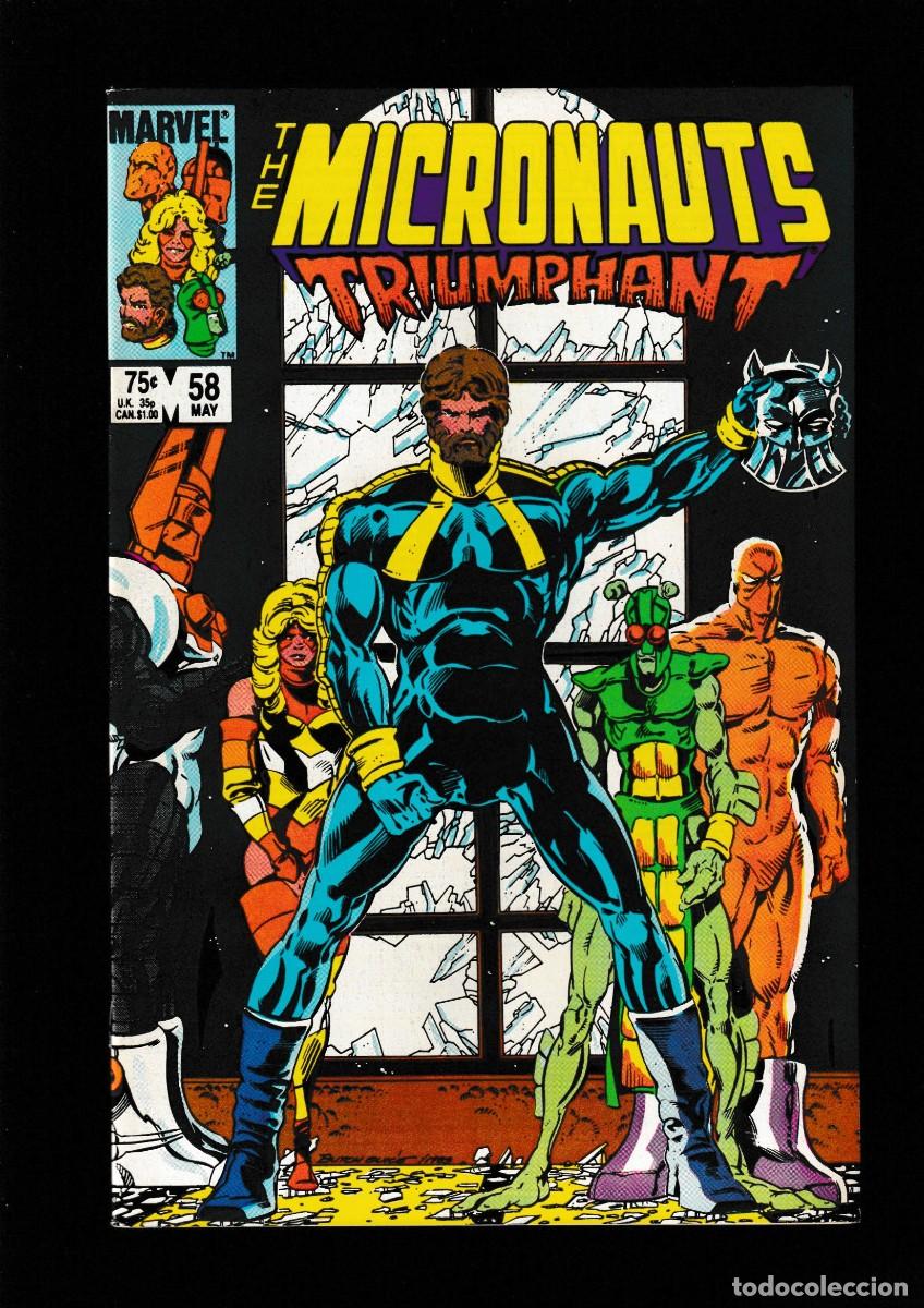 C&oacute;mics: MICRONAUTS 58 - MARVEL 1984 VFN/NM / TRIUMPHANT