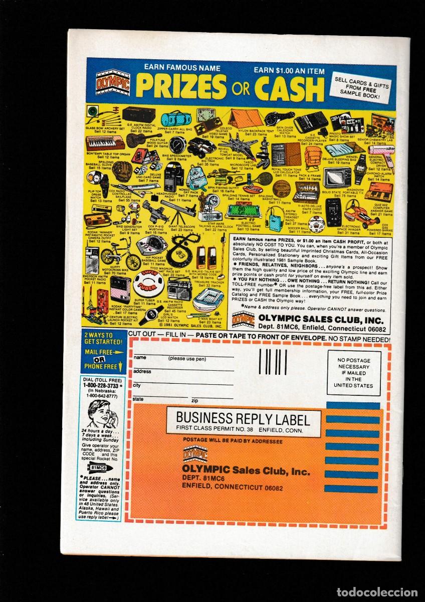 C&oacute;mics: THOR 311 - MARVEL 1981 VFN / MOENCH & POLLARD - Foto 2
