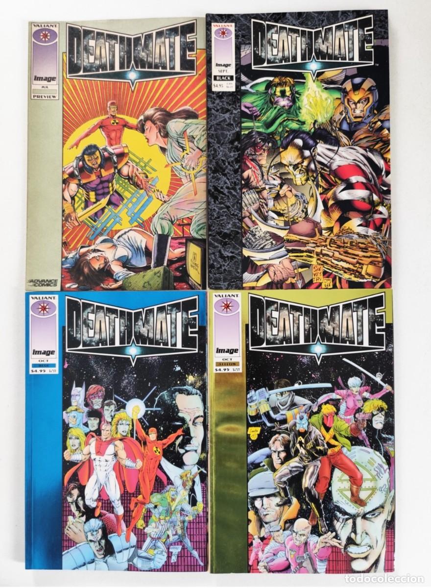 C&oacute;mics: DEATHMATE Preview / Yellow / Blue / Black ~ Valiant / Image Comics (1993) USA