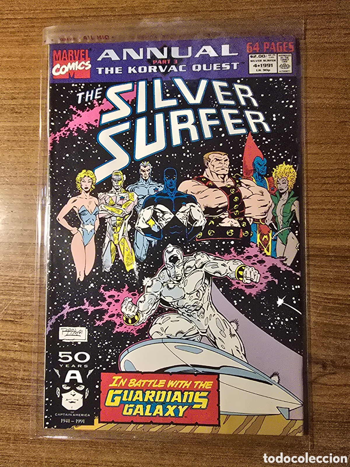 C&oacute;mics: THE SILVER SURFER,NUMERO 4&bull;1991,(MARVEL COMICS)