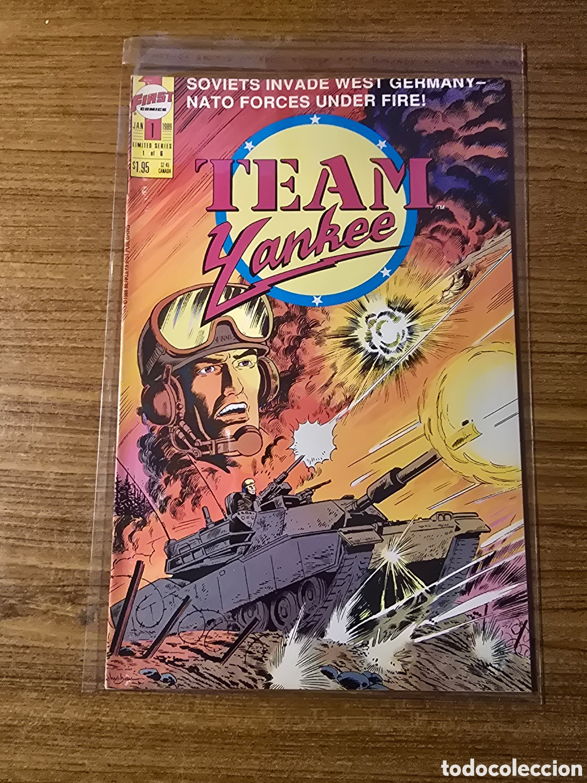 C&oacute;mics: TEAM YANKEE,NUMERO 1,(FIRST COMICS)
