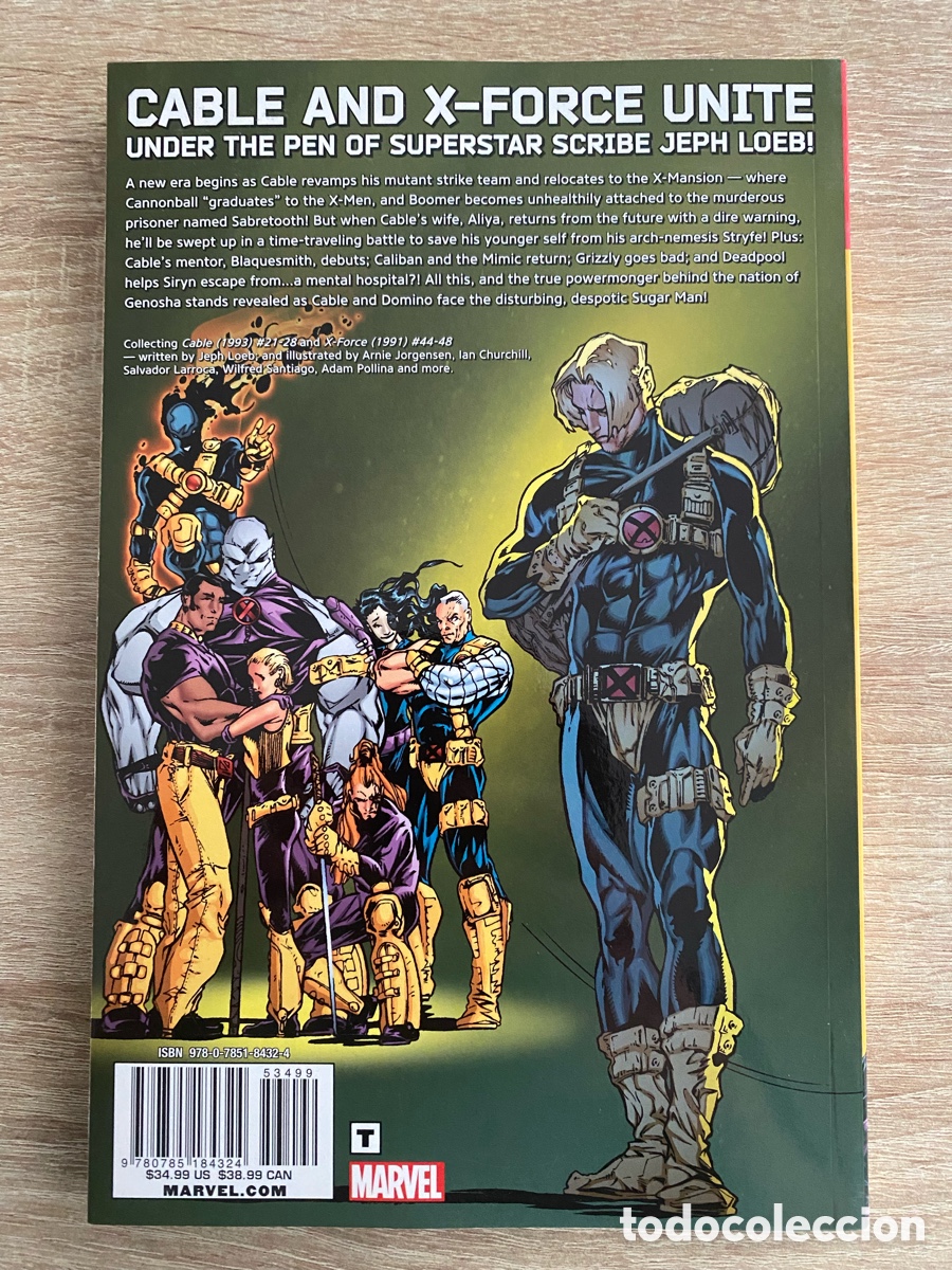 C&oacute;mics: CABLE & X-FORCE CLASSIC VOL. 1 &ndash; TPB Marvel &ndash; Cable, Deadpool &ndash; X-Men 90s &ndash; Jeph Loeb - Foto 2