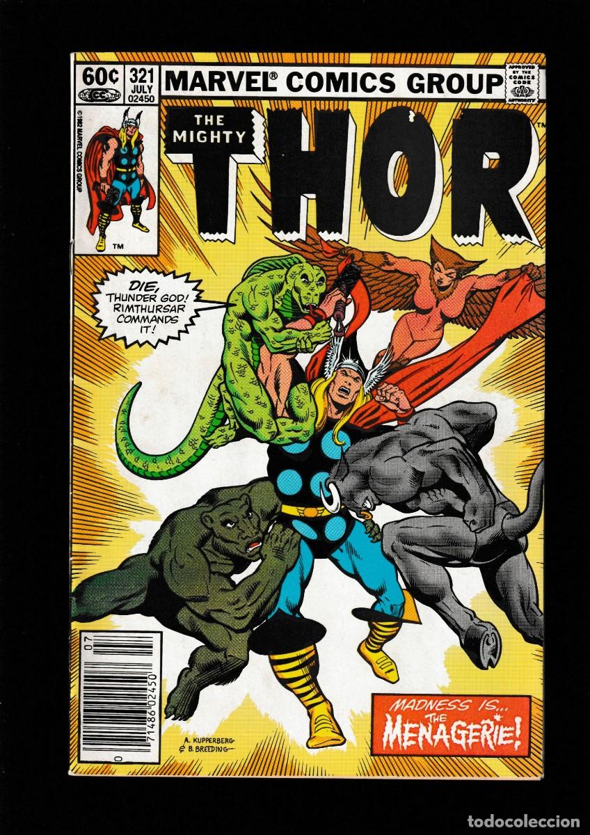 C&oacute;mics: THOR 321 - MARVEL 1982 VFN / DOUG MOENCH & ALAN KUPPERBERG