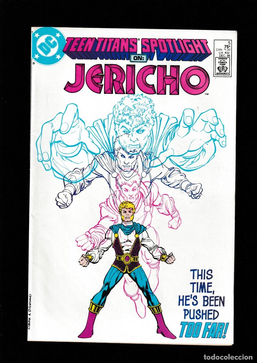 C&oacute;mics: TEEN TITANS SPOTLIGHT 5 JERICHO - DC 1986 VFN/NM / MARV WOFMAN & ROSS ANDRU