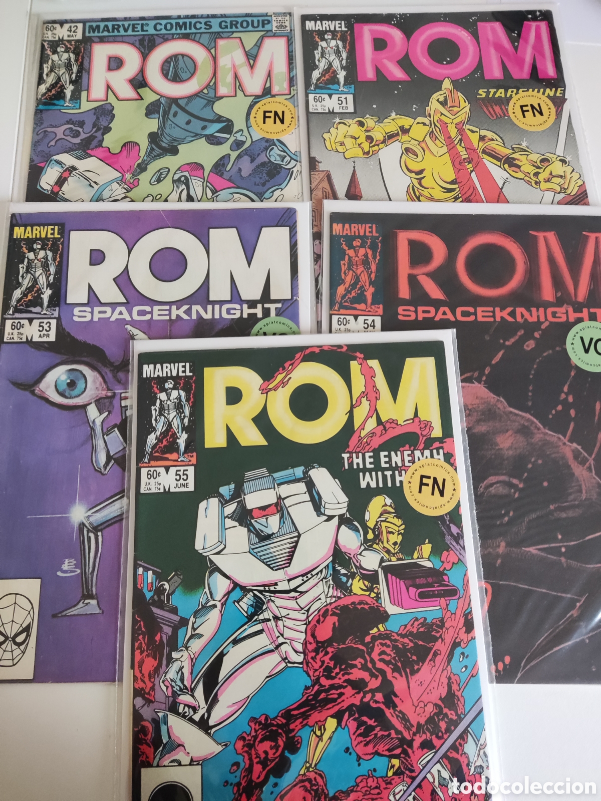 C&oacute;mics: 5 ROM Comics Marvel 1983