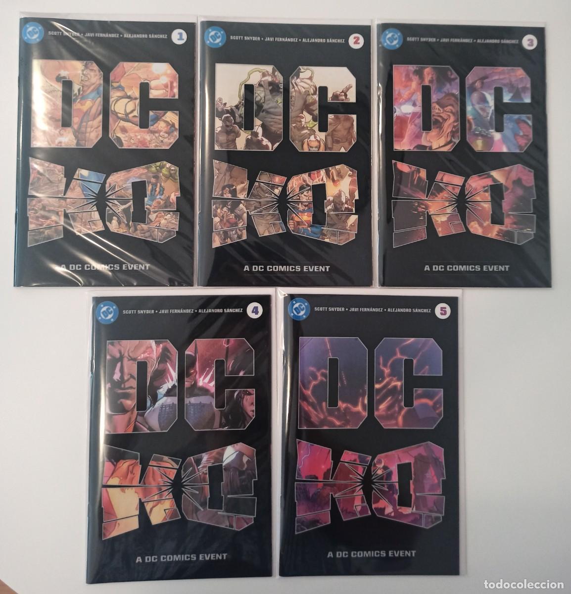 C&oacute;mics: COMPLETA - DC K.O. # 1 al 5 (DC,2026) - ACETATE COVERS - SCOTT SNYDER - JAVI FERNANDEZ