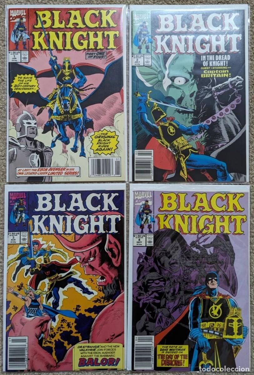 C&oacute;mics: 1990 Marvel Comics Black Knight 1-4 completa.
