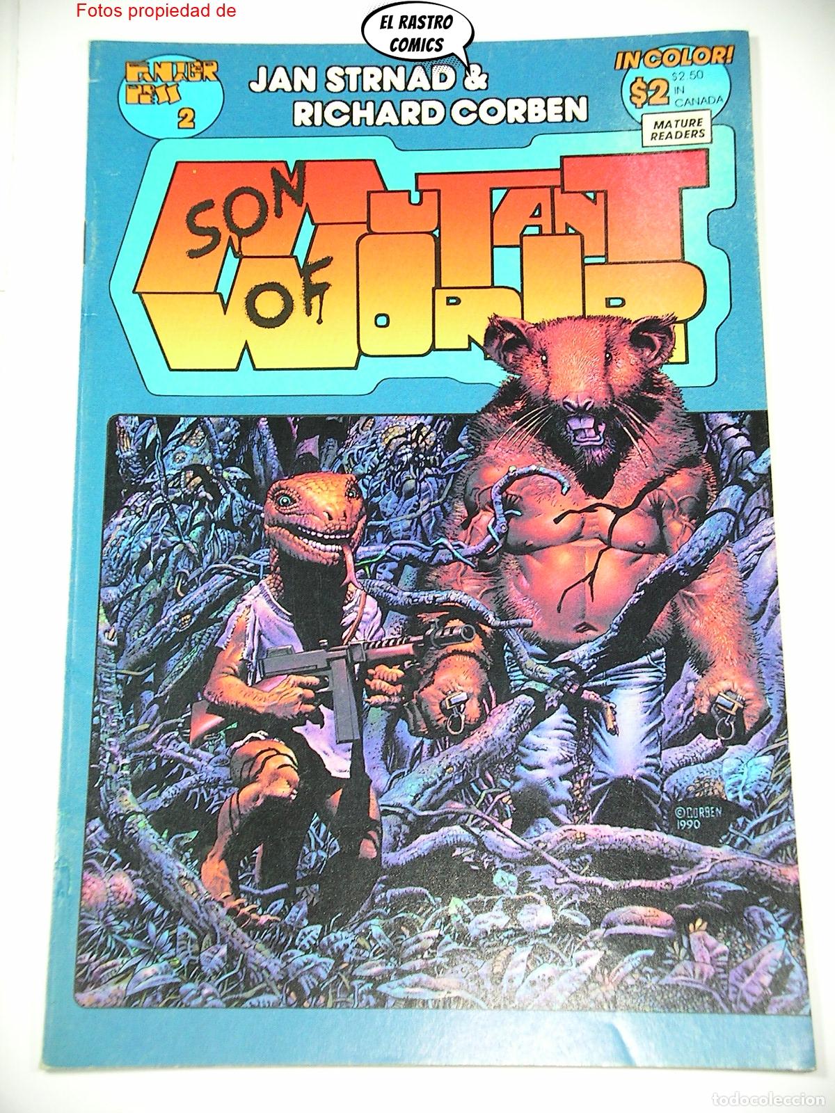 C&oacute;mics: Son of mutant world n&ordm; 2, Richard Corben, Fantagor Press USA 1990, ingl&eacute;s