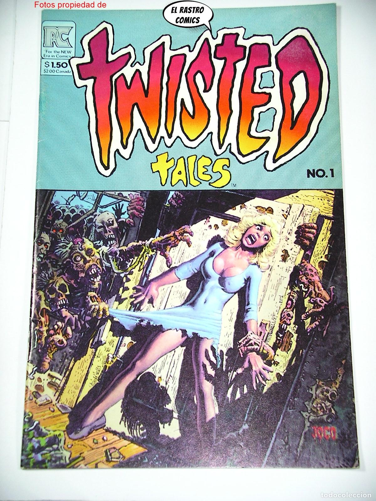 C&oacute;mics: Twisted Tales n&ordm; 1, Richard Corben y otros, Pacific Comics USA 1982, ingl&eacute;s