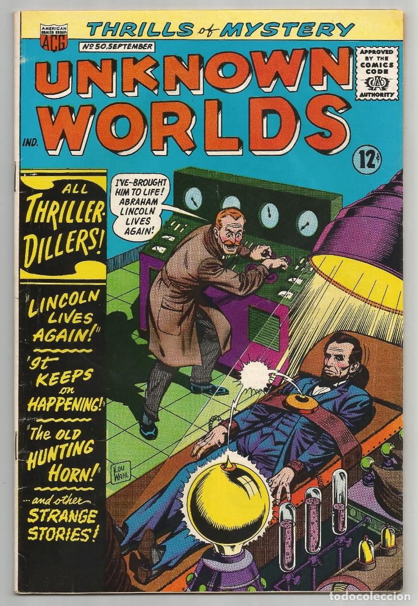 C&oacute;mics: UNKNOWN WORLDS #50 VF-(7.5), ACG COMICS 1966
