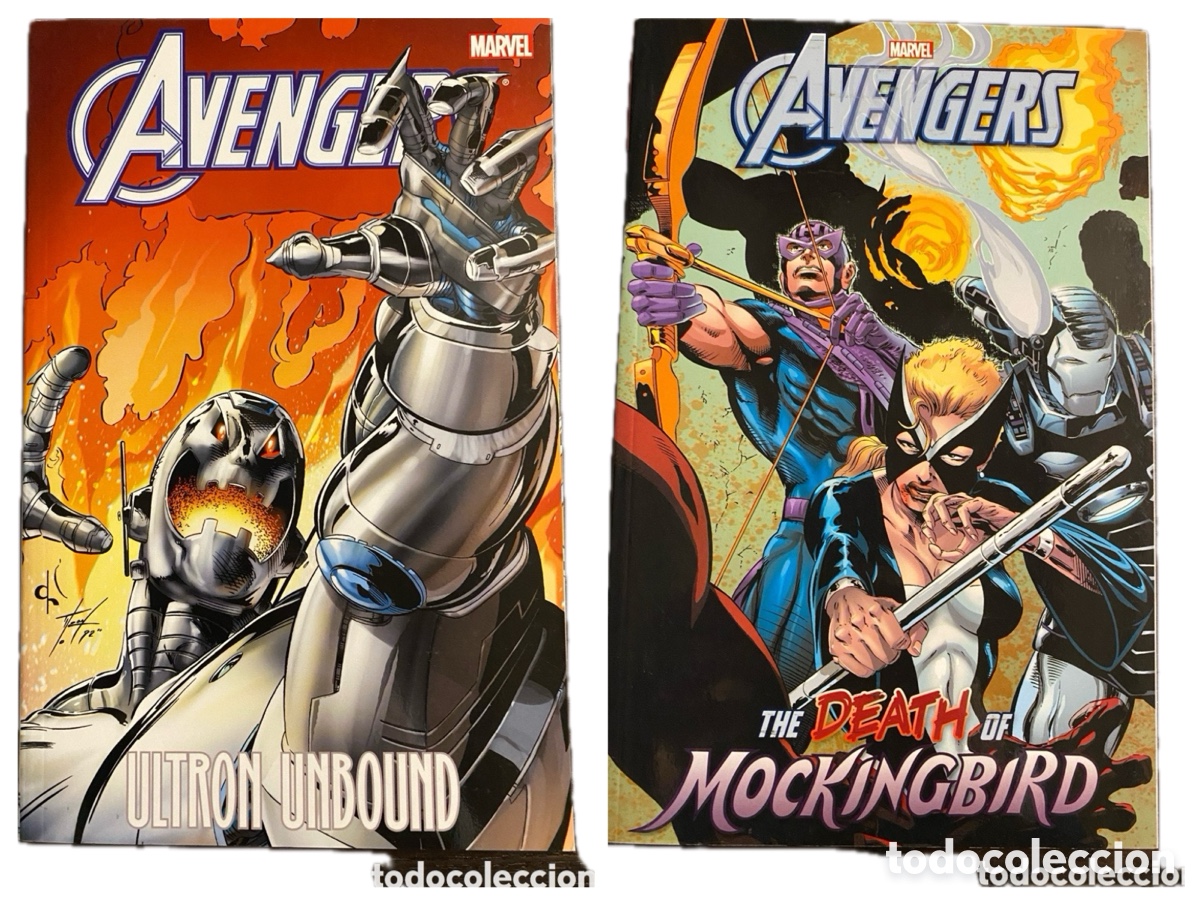 Comics: Avengers West Coast: Ultron Unbound + Death of Mockingbird &ndash; Lote Marvel