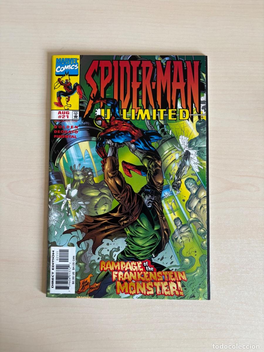 C&oacute;mics: Spider-Man Unlimited #21 (August 1998) &mdash; Frankenstein Monster