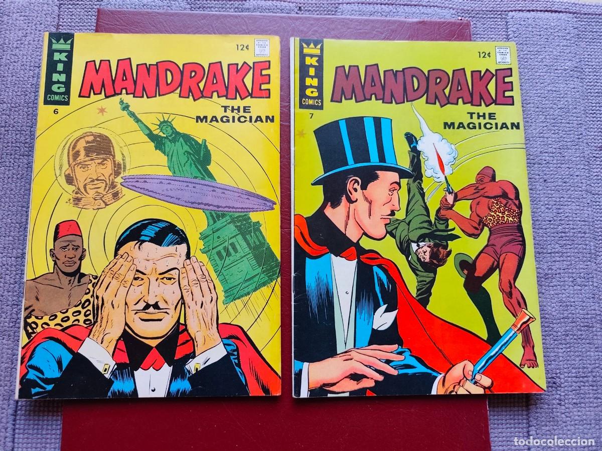 C&oacute;mics: MANDRAKE 6 y 7 USA (King) 1967. Escasos y muy buen estado (Fine- Very Fine)