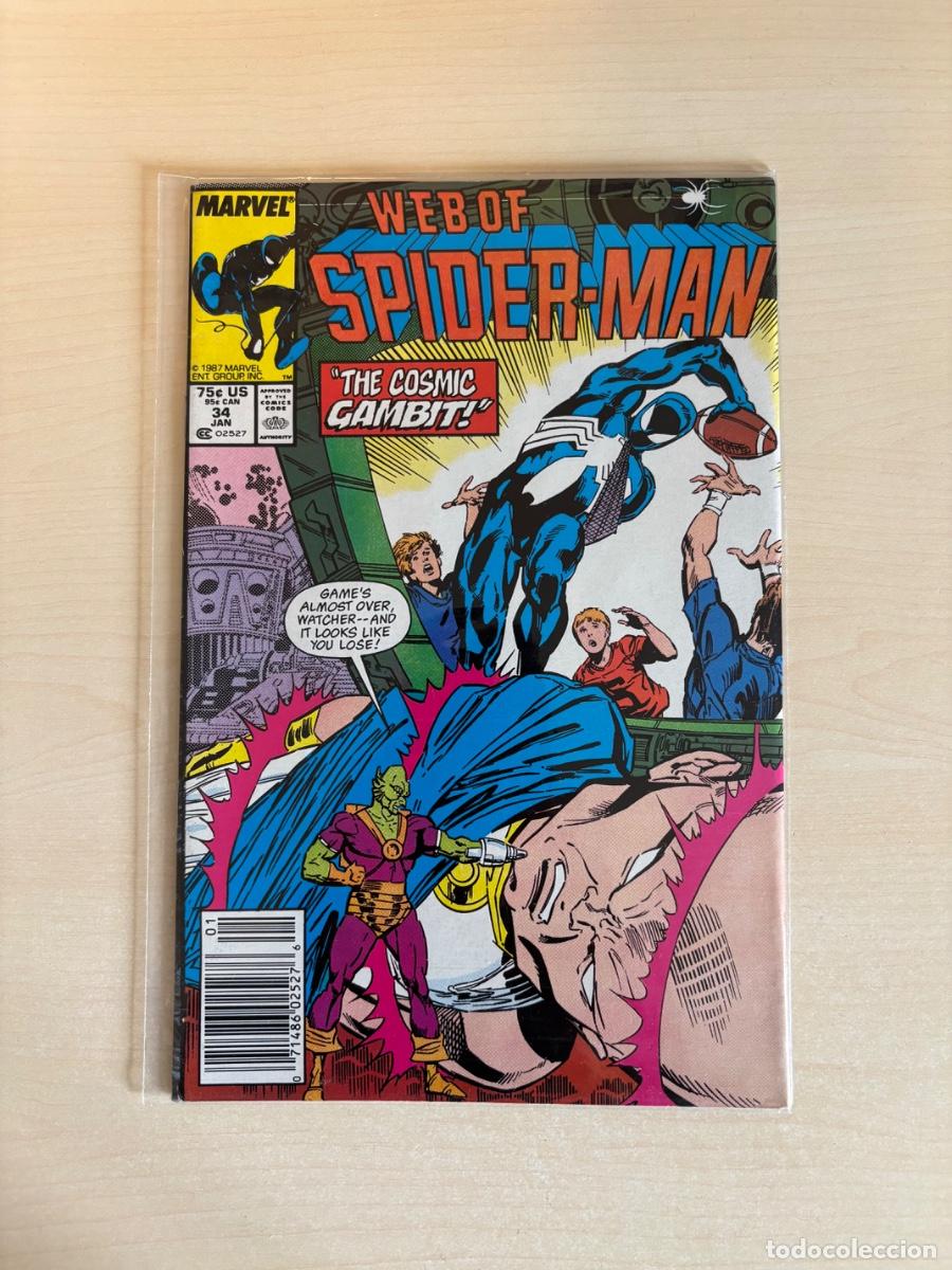 C&oacute;mics: Web of Spider-Man #34 (Marvel Comics USA, 1987)
