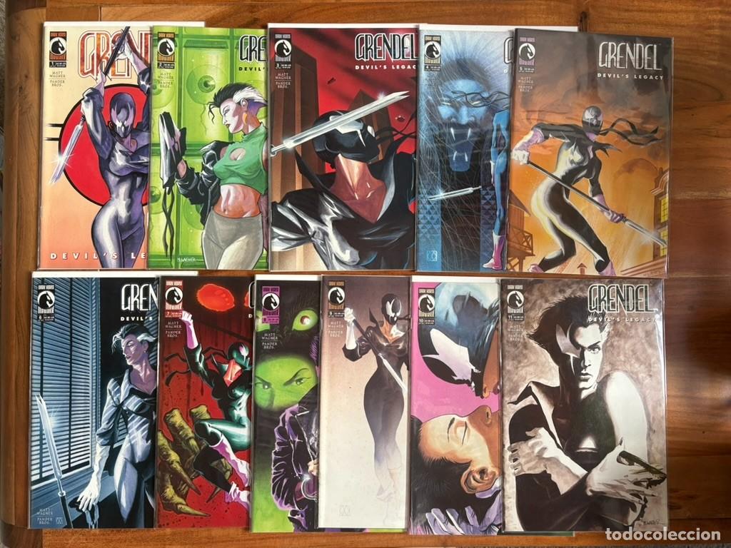 C&oacute;mics: GRENDEL DEVIL'S LEGACY 1 a 11 DARK HORSE COMICS Ingles USA 7.0 VF