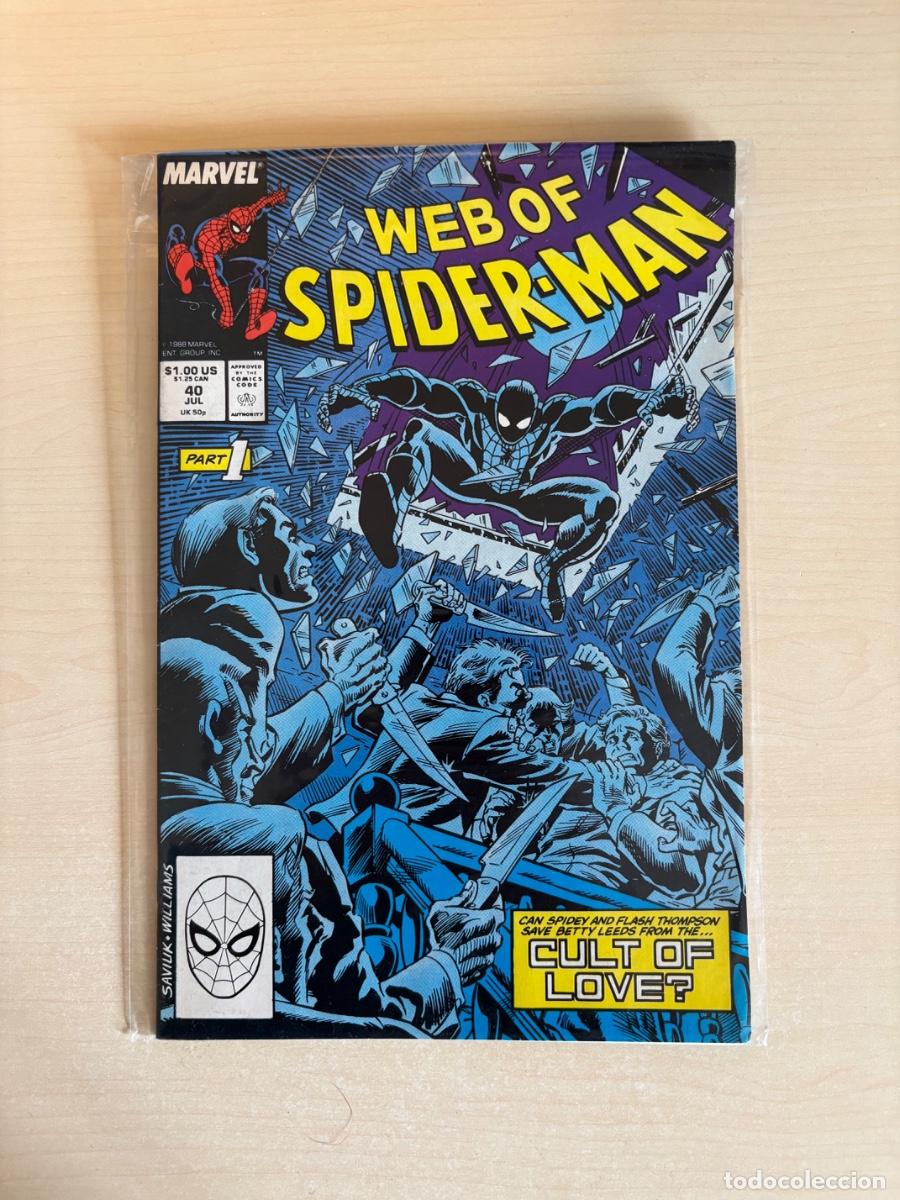 C&oacute;mics: Web of Spider-Man #40 (Marvel Comics USA, 1988)