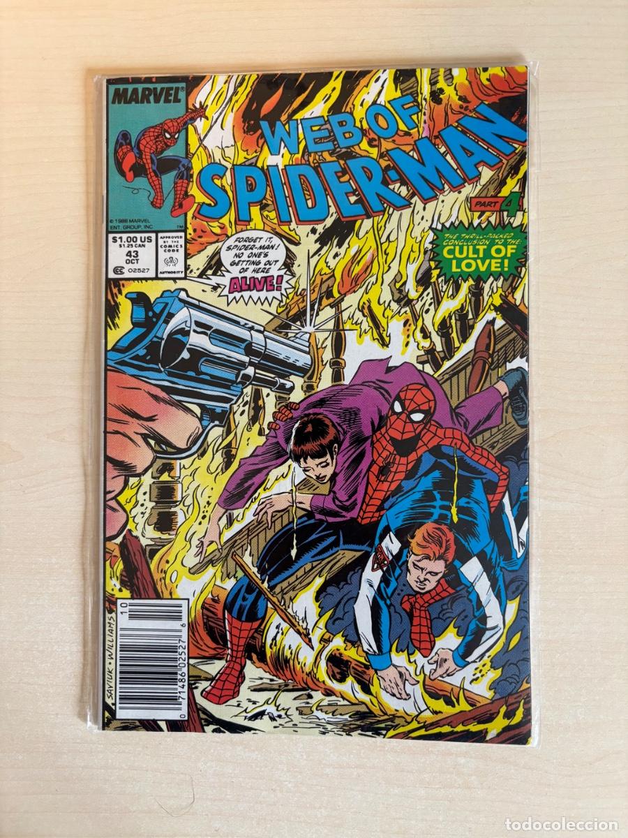 C&oacute;mics: Web of Spider-Man #43 (Marvel Comics USA, 1988)