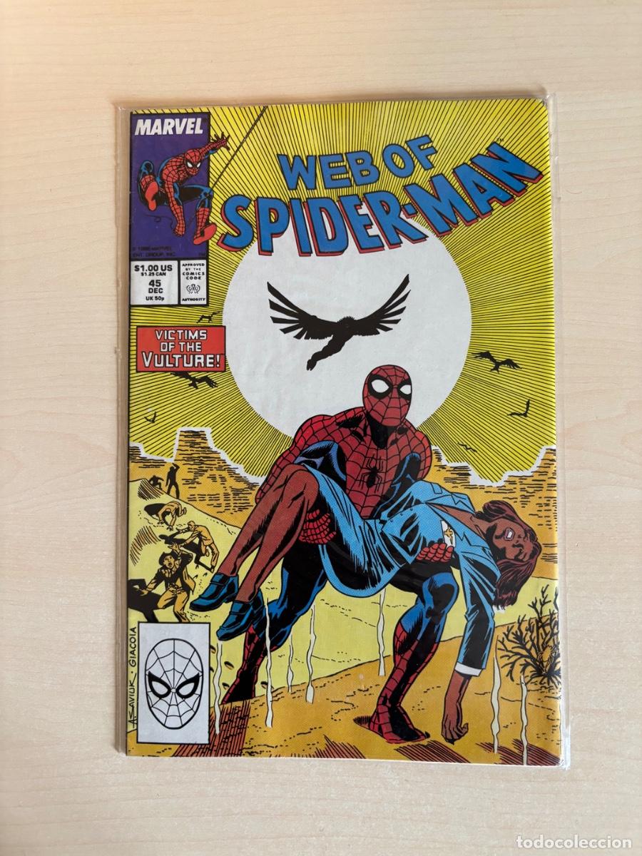 C&oacute;mics: Web of Spider-Man #45 (Marvel Comics USA, 1988)