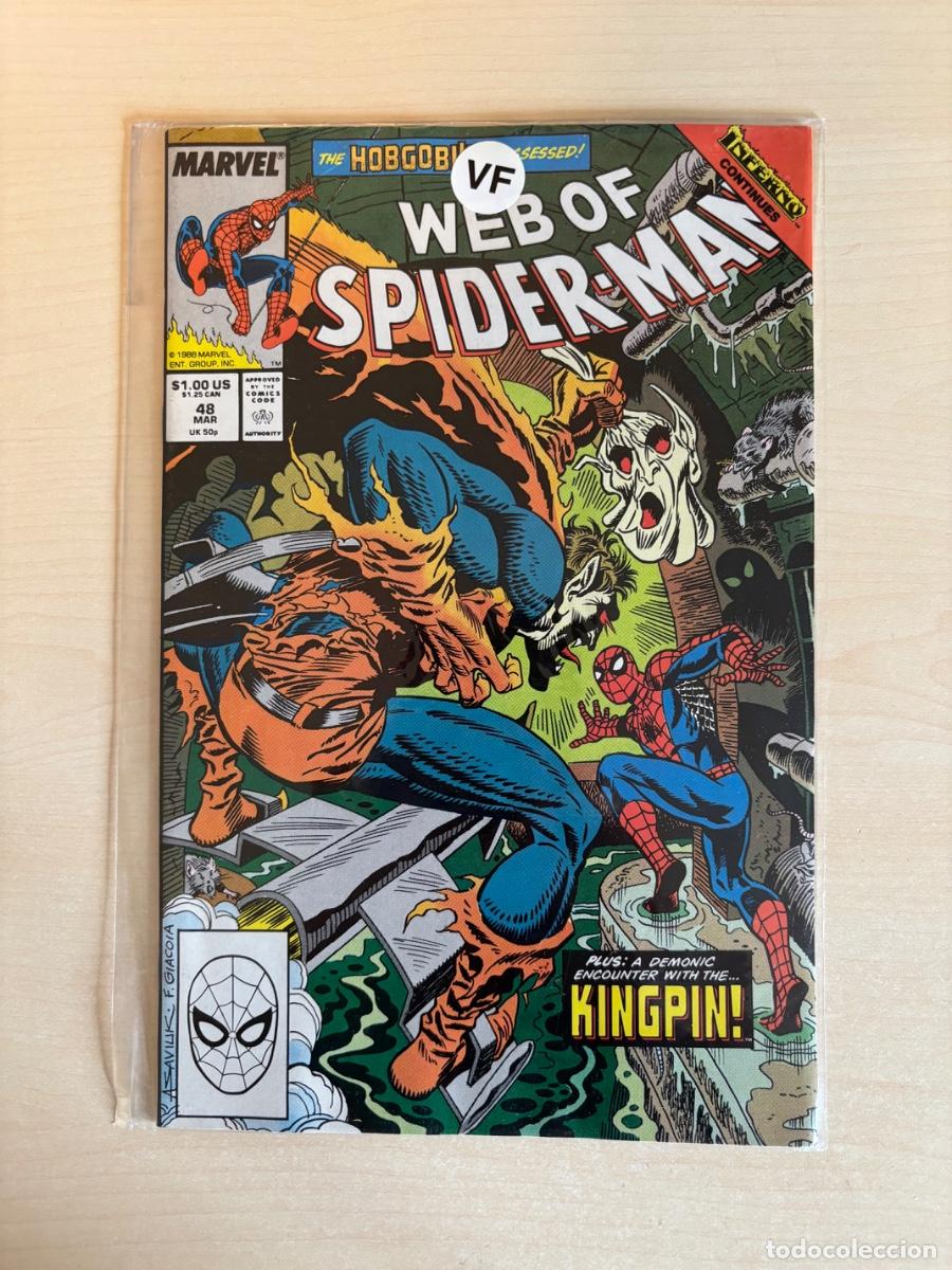 C&oacute;mics: Web of Spider-Man #48 (Marvel Comics USA, 1989)