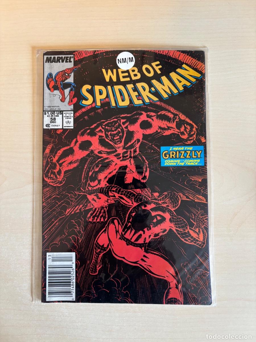 C&oacute;mics: Web of Spider-Man #58 (Marvel Comics USA, 1989)