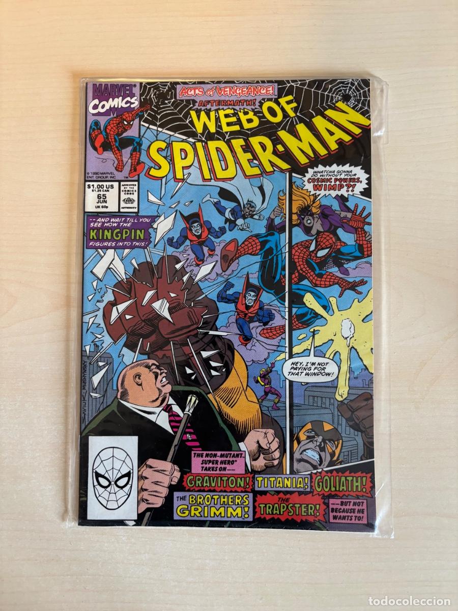 C&oacute;mics: Web of Spider-Man #65 (Marvel Comics USA, 1990)
