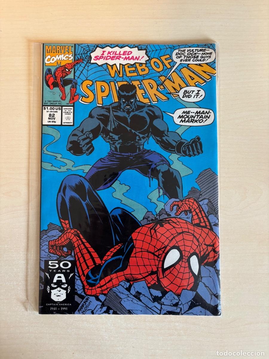 C&oacute;mics: Web of Spider-Man #82 (Marvel Comics USA, 1991)
