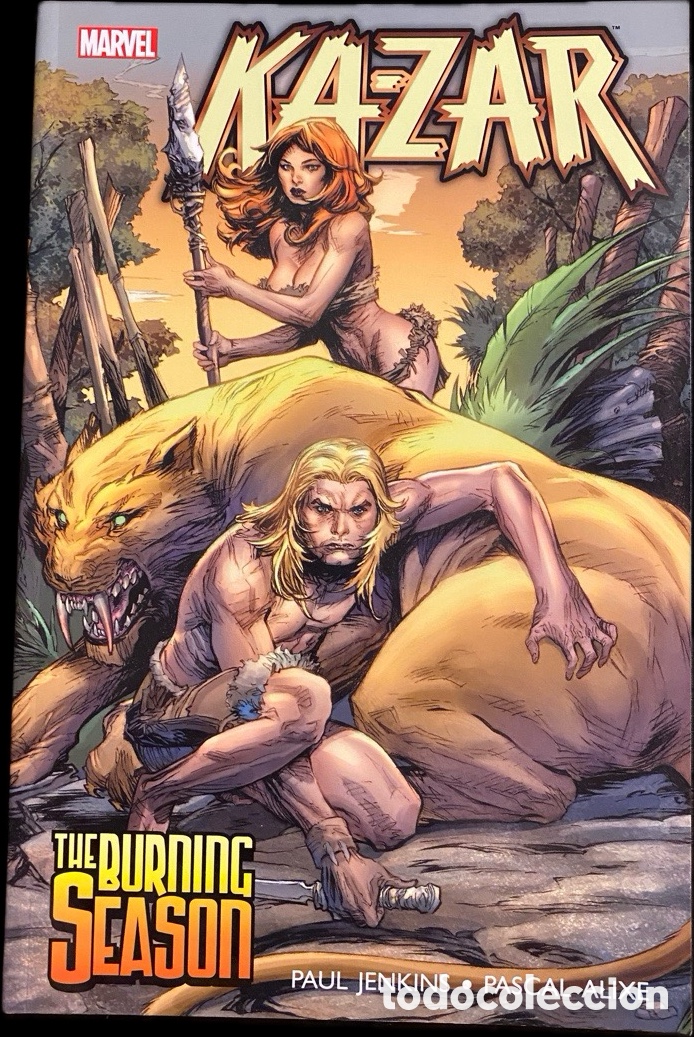 C&oacute;mics: KA-ZAR: THE BURNING SEASON Marvel TPB Tomo USA Paul Jenkins
